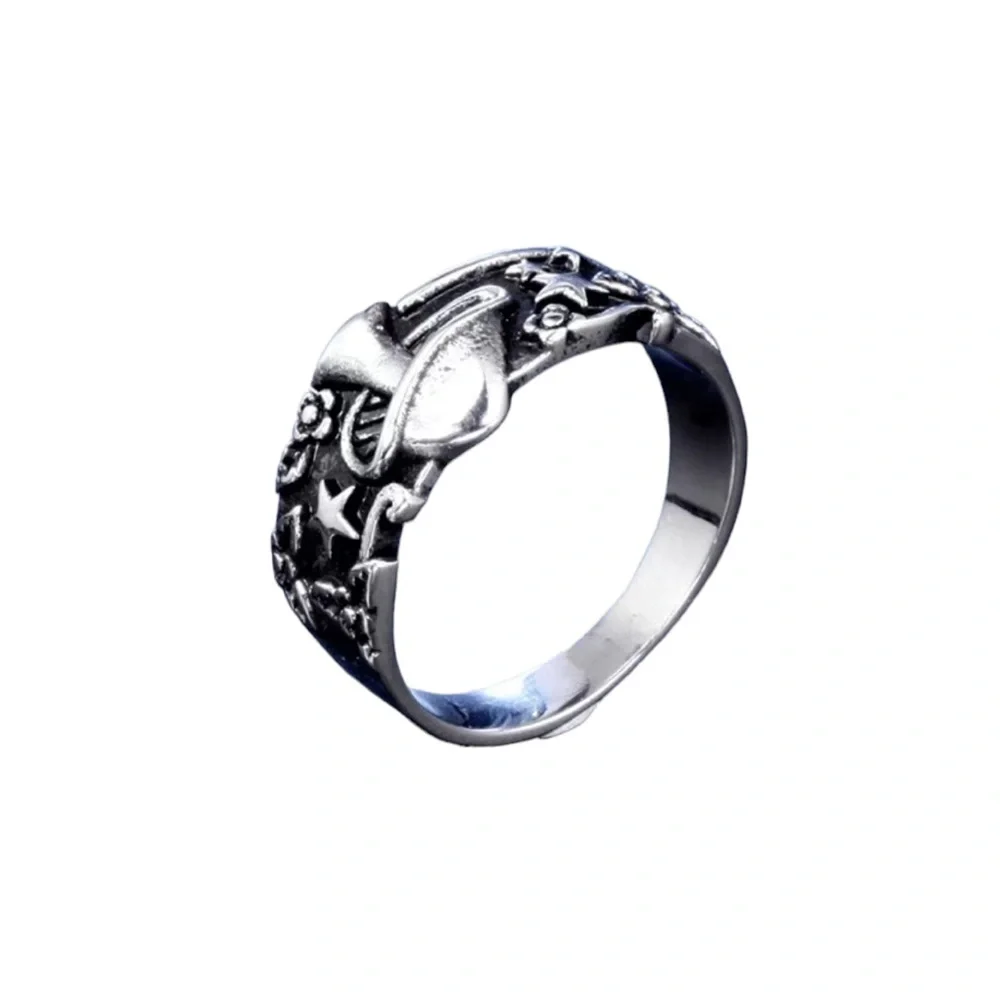 Sterling Silver Mushroom Design Ring